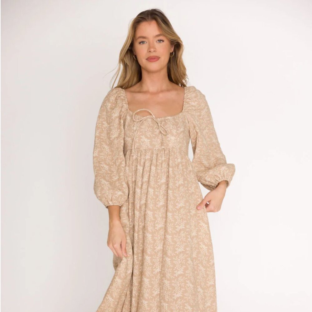 Worth Collective Peyton 100% Cotton Dress Medium